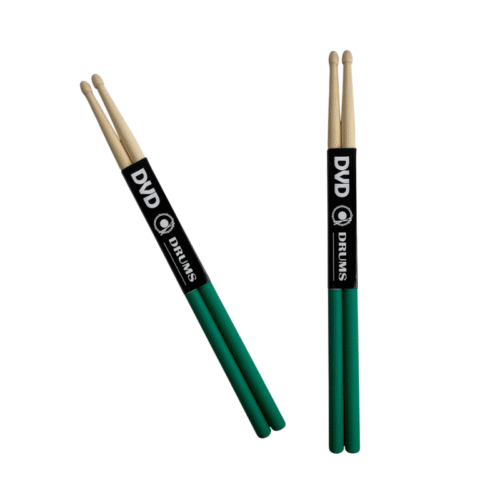 BAQUETA DVD MADERA CON ANTIDESLIZANTE VERDE